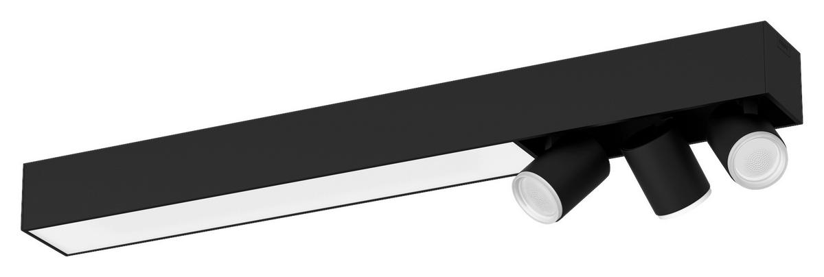 LED-DECKENLEUCHTE    - Schwarz, Basics, Metall (78,2null) - Philips HUE