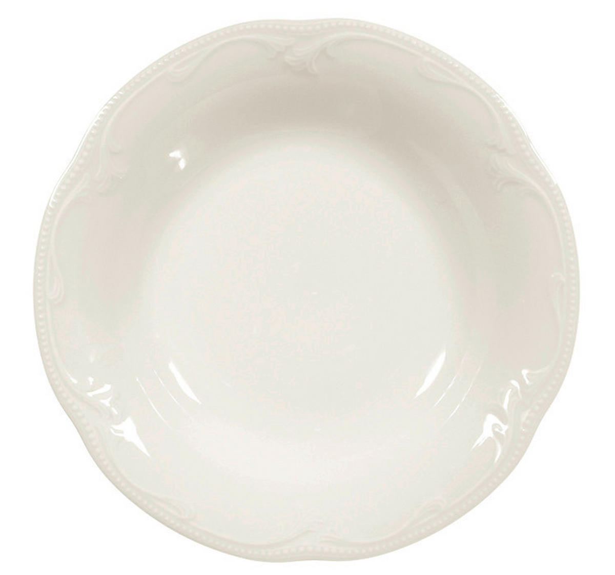DUBOKI TANJIR  22,5 cm        - krem, Osnovno, keramika (22,5cm) - Seltmann Weiden