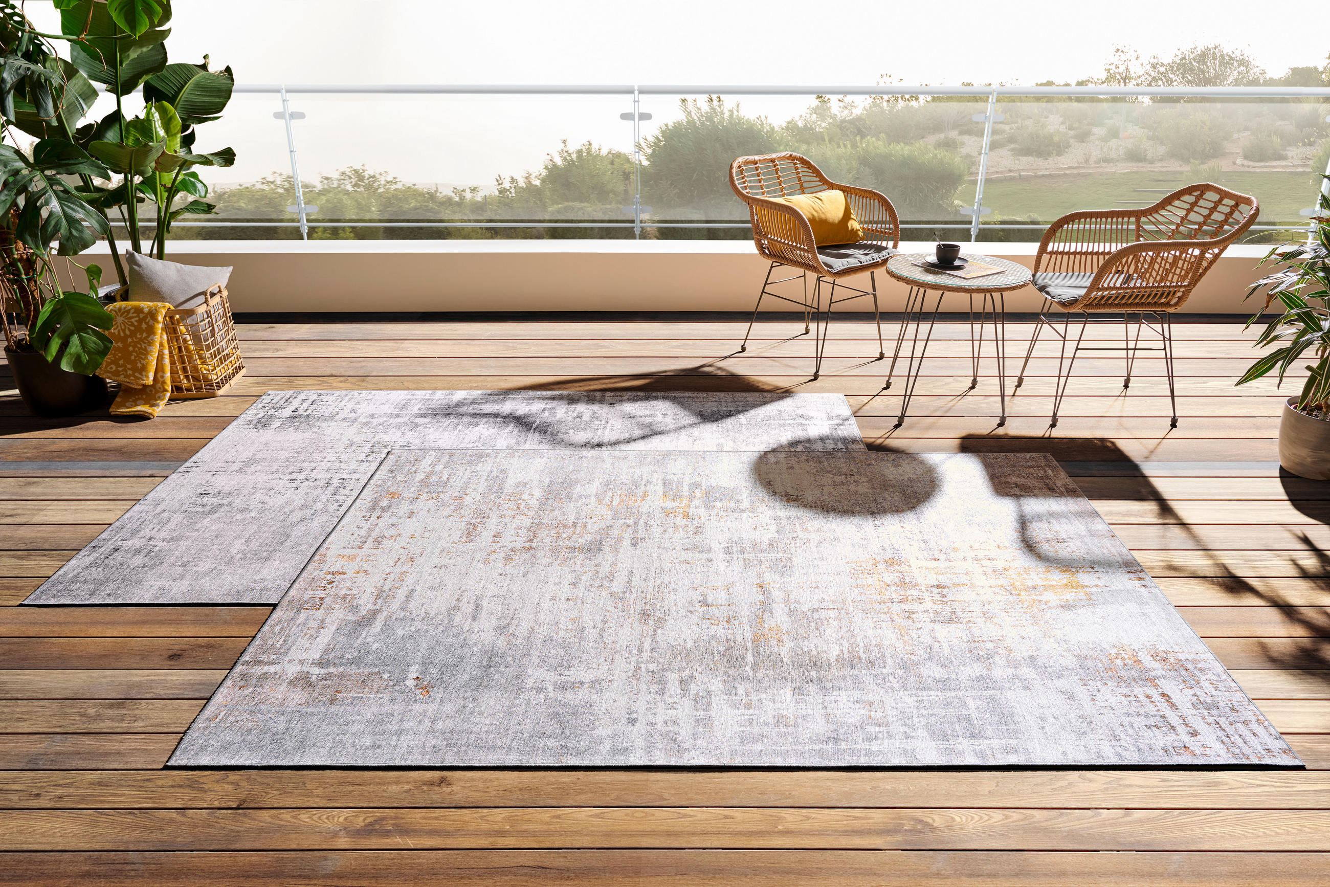 OUTDOORTEPPICH 150/230 cm Cote d'Azur  - Gelb, Design, Textil (150/230cm) - Ambia Garden