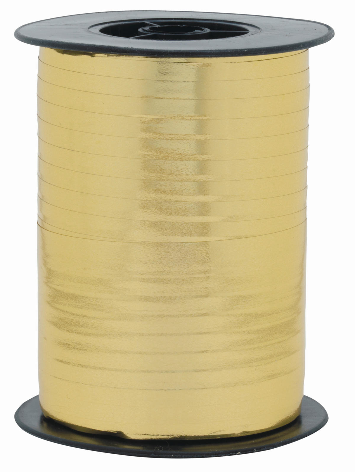 GESCHENKBAND  - Goldfarben, Basics, Kunststoff/Textil