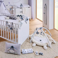 BABYSCHALENMOBILE Diego & Molly  - Creme/Weiß, Basics, Textil (28cm) - Patinio