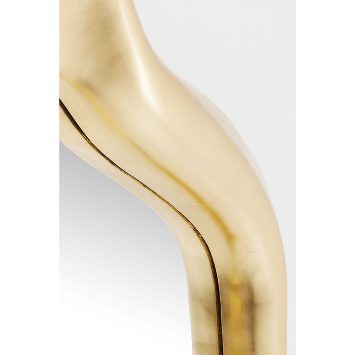 WANDSPIEGEL 68/117/9 cm    in organisch  - Goldfarben, Design, Glas/Kunststoff (68/117/9cm) - Kare-Design