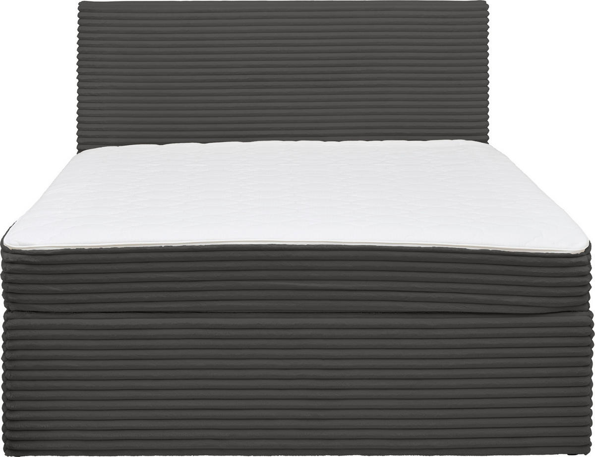 BOXBETT 140/200 cm  in Grau  - Grau, Modern, Holz/Textil (140/200cm) - MID.YOU