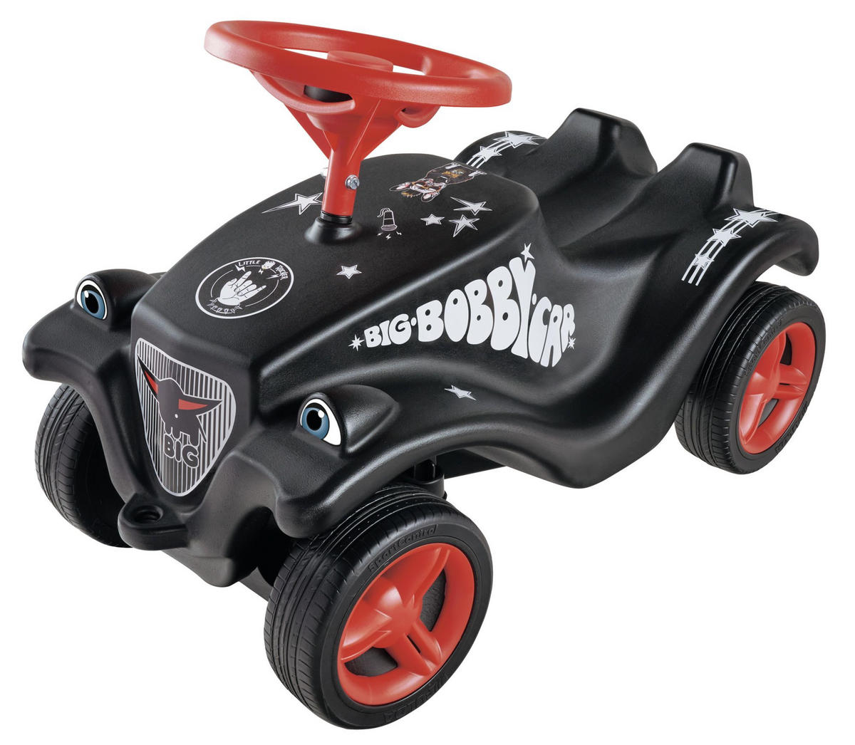 RUTSCHFAHRZEUG   - Schwarz, Basics, Kunststoff (27/59/33cm) - Simba