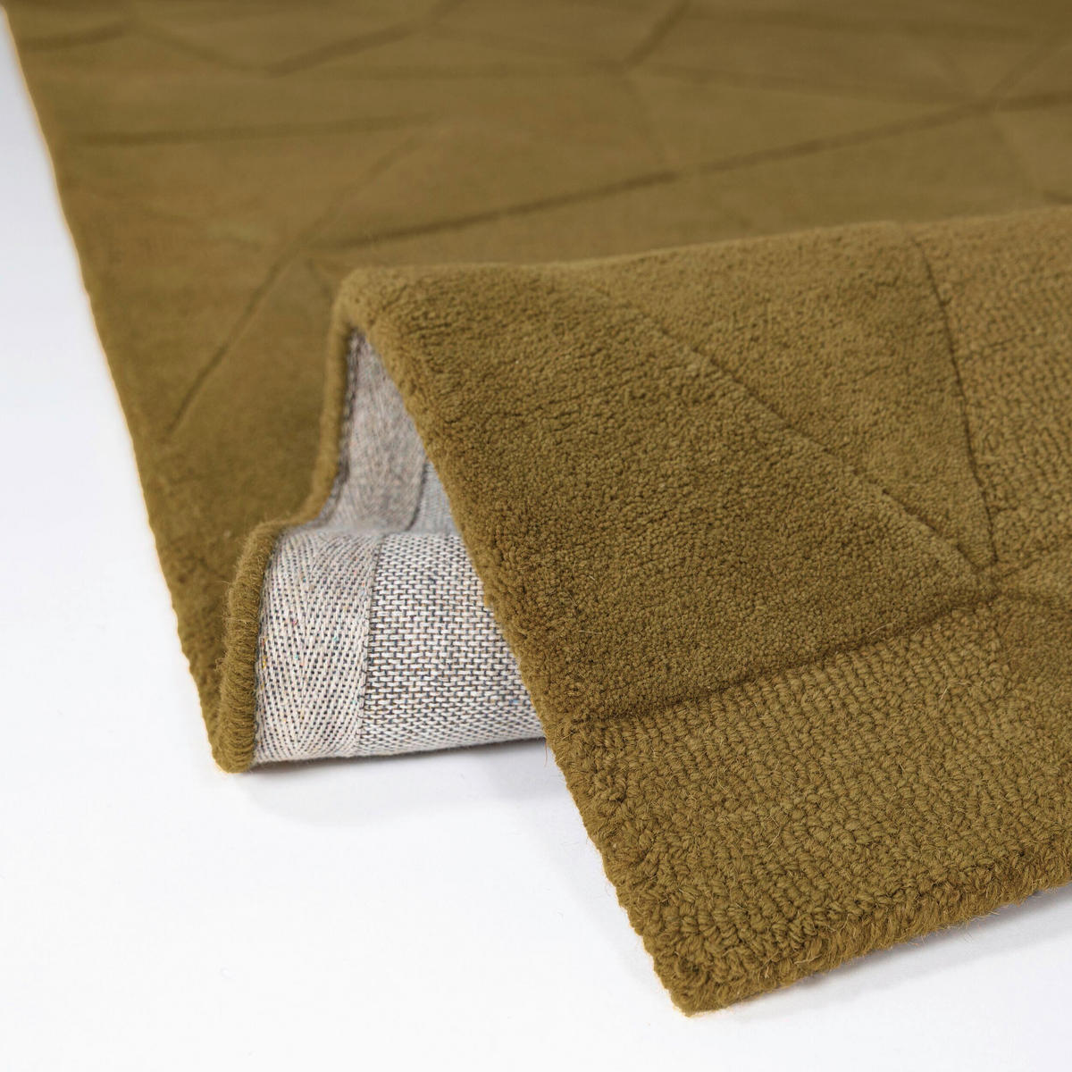 WOLLTEPPICH 160/230 cm Wiggle Goldfarben rechteckig  - Goldfarben, Basics, Textil (160/230cm) - Flair Rugs