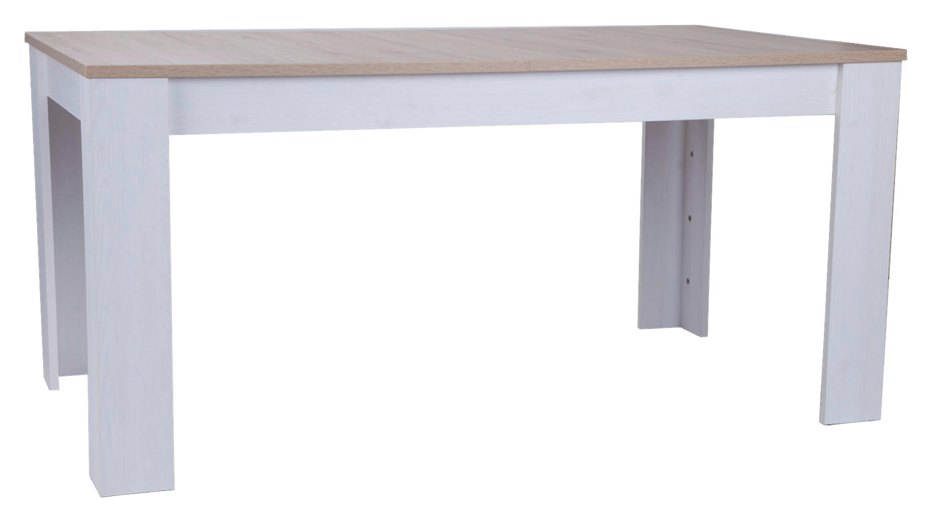 ESSTISCH Eichefarben, Lärchefarben rechteckig  ausziehbar  - Eichefarben/Lärchefarben, Design, Holzwerkstoff (160/90/75cm) - MID.YOU