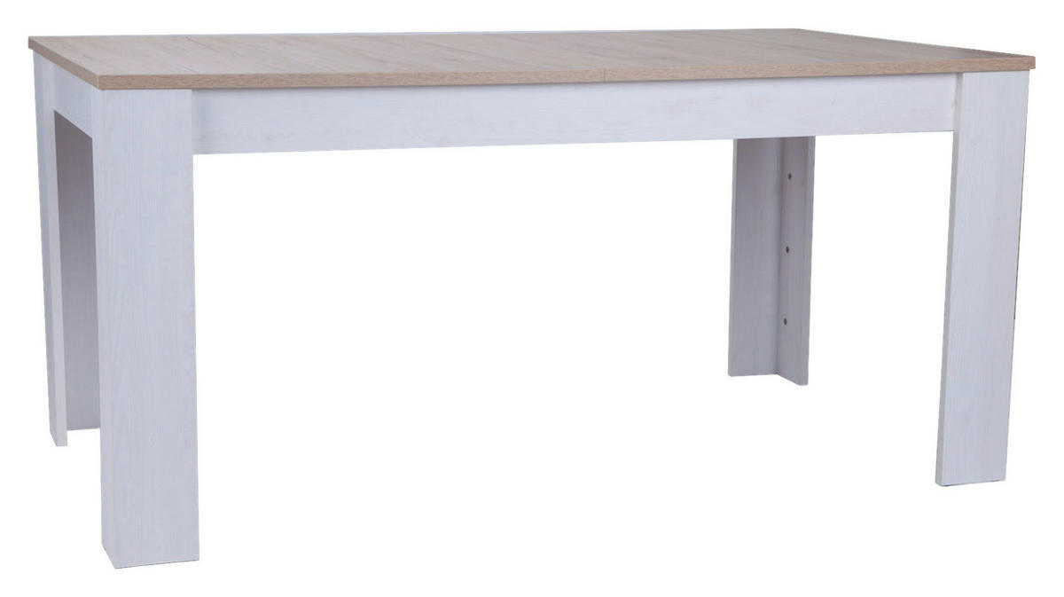 ESSTISCH Eichefarben, Lärchefarben rechteckig  ausziehbar  - Eichefarben/Lärchefarben, Design, Holzwerkstoff (160/90/75cm) - MID.YOU