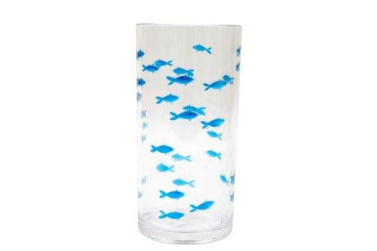 POHÁR 600 ml  - világoskék/áttetsző, Basics, műanyag (8/16/8cm)