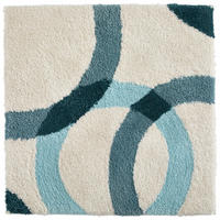 BADEMATTE Blau 60/60 cm  - Blau, Basics, Kunststoff/Textil (60/60cm) - Esposa