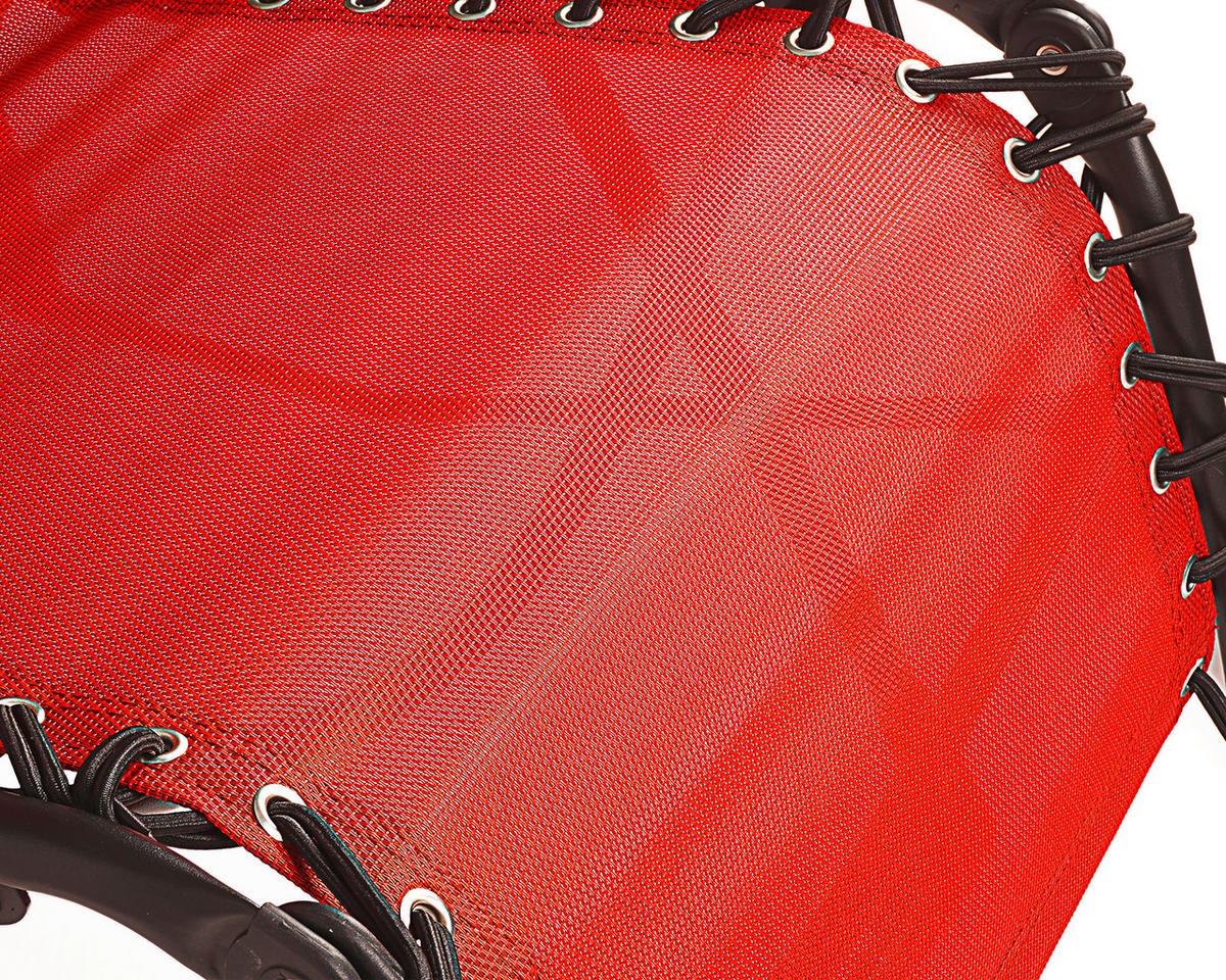 BÄDERLIEGE 84/109/65 cm  - Rot/Schwarz, Basics, Kunststoff (84/109/65cm) - Ambia Garden