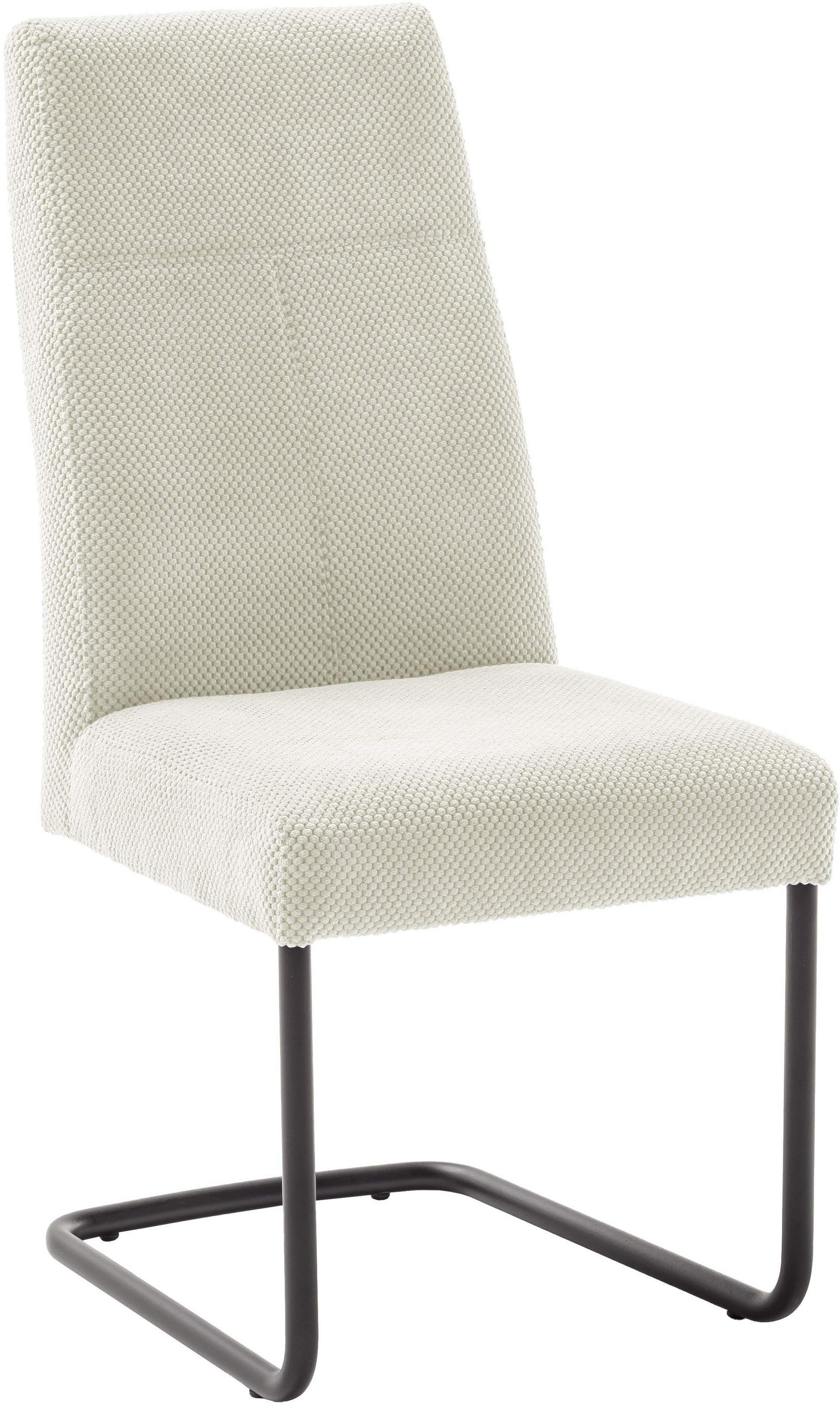 SCHWINGSTUHL  in Cord  - Ecru/Schwarz, MODERN, Textil/Metall (50/102/63cm) - Carryhome