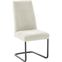 SCHWINGSTUHL  in Cord  - Ecru/Schwarz, Modern, Textil/Metall (50/102/63cm) - Carryhome