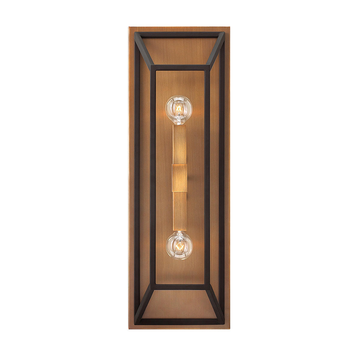 WANDLEUCHTE Elstead Fulton 19/23,5/56,6 cm   - Schwarz/Bronzefarben, KONVENTIONELL, Metall (19/23,5/56,6cm) - Elstead Lighting