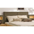 BETT 180/200 cm  in Zirbelkieferfarben, Khaki  - Khaki/Zirbelkieferfarben, Natur, Holz/Textil (180/200cm) - Valnatura