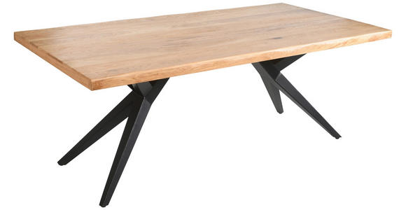 TISCHPLATTE in Holz 180/90/5 cm   - Eichefarben, Design, Holz (180/90/5cm) - Landscape
