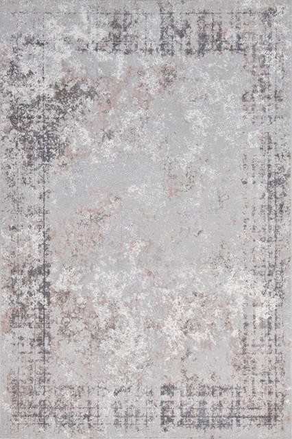 TKANÝ KOBEREC, světle šedá, tmavě šedá - světle šedá/tmavě šedá, Design, textil (200/290cm)