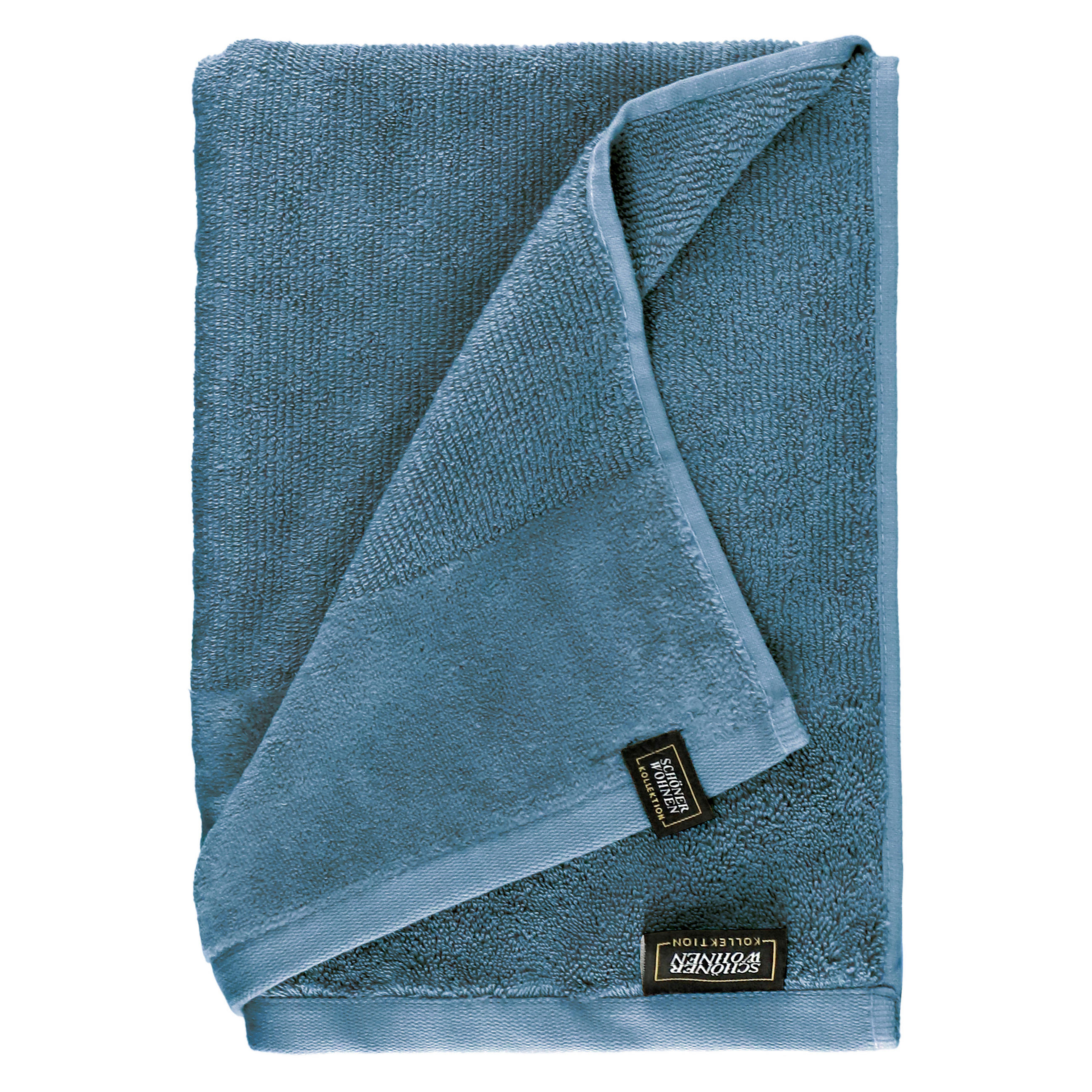 SAUNATUCH SW-SENSE Blau, Blaugrau  - Blau/Blaugrau, Basics, Textil (80/180cm) - Schöner Wohnen