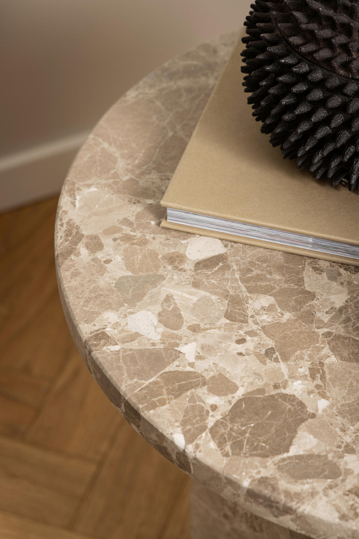 BEISTELLTISCH in Stein 50/50/50 cm  - Beige/Braun, Design, Stein (50/50/50cm) - MID.YOU