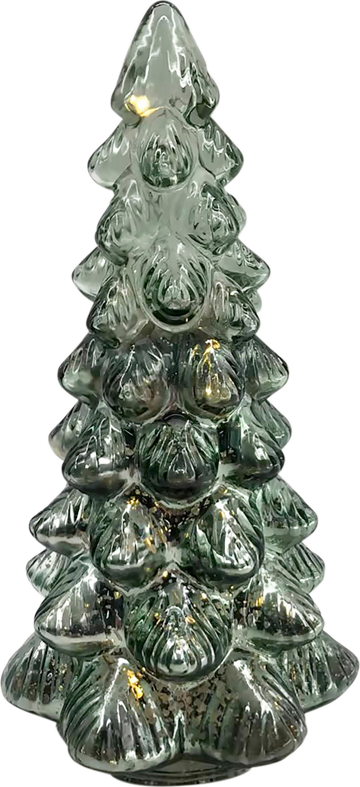 Pom Decorativ - verde, Lifestyle, sticlă (12/24cm) - X-Mas