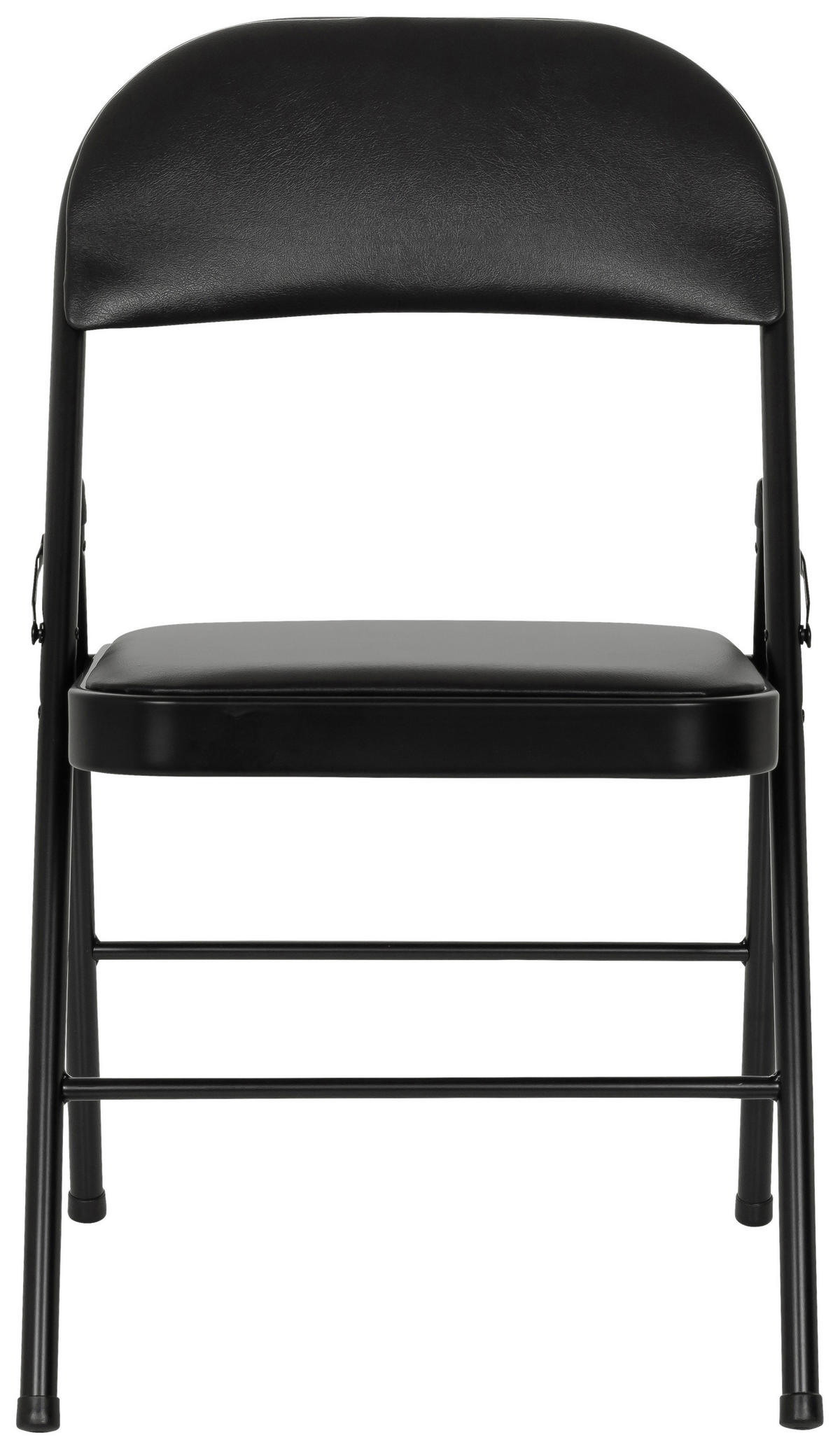 KLAPPSTUHL Schwarz  - Schwarz, MODERN, Kunststoff/Metall (46/78/45cm) - MID.YOU