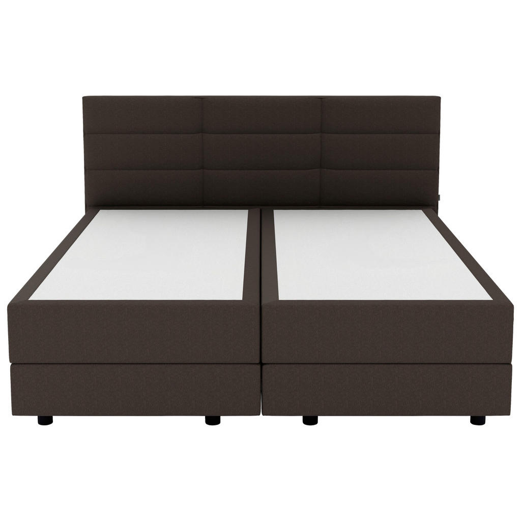 Thumbnail - Musterring Boxspringbett, Braun, Textil, H2 + H4, 7-Zonen, Höhe ca. 22 cm, 180x200 cm, Dgm, Über- und Sondergrößen erhäl...