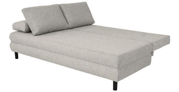 SCHLAFSOFA Lia  mit Webstoff Taupe  - Taupe/Schwarz, Design, Textil/Metall (197/84/92,5cm) - Xora