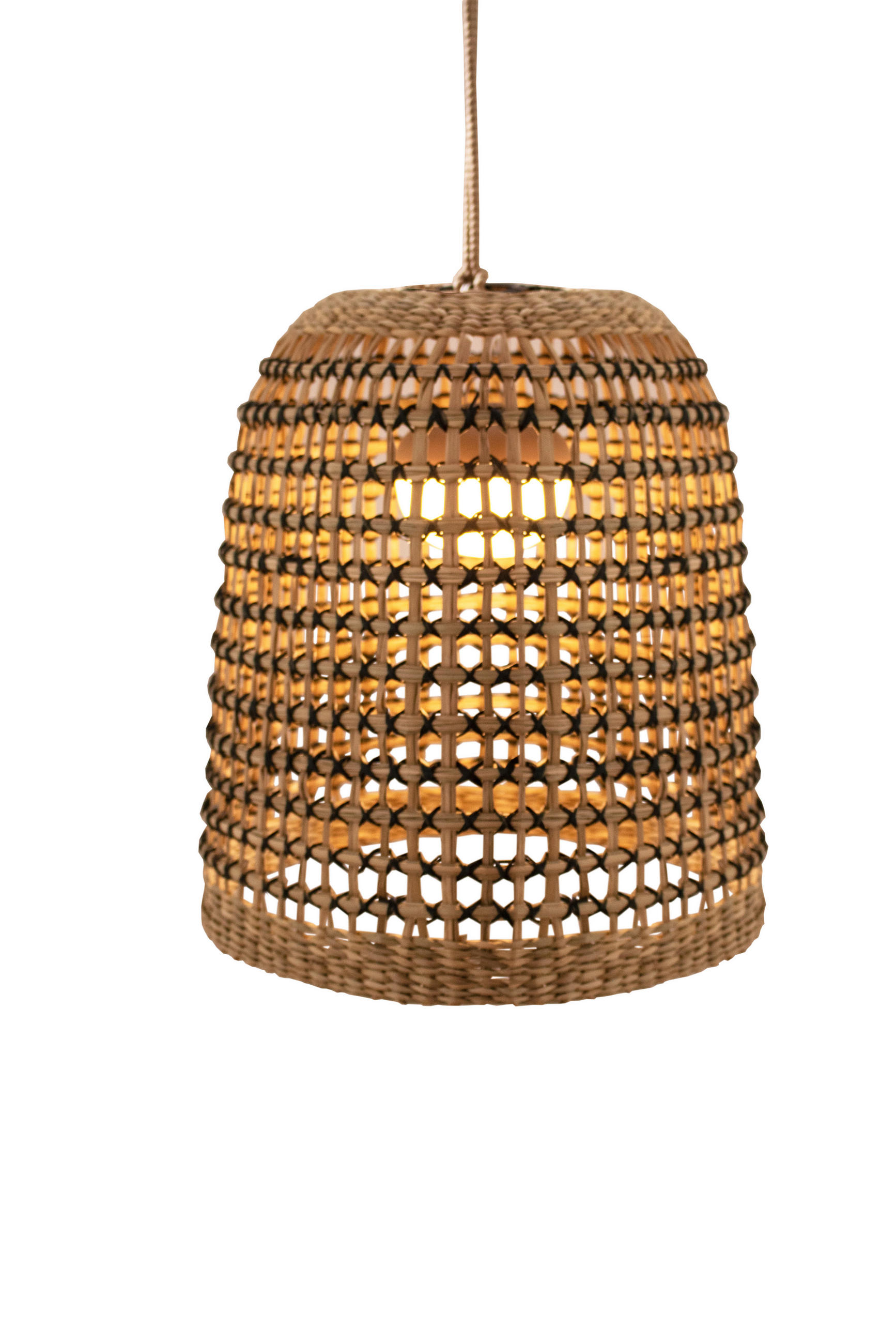 Thumbnail - Newgarden Led-Hängeleuchte, Naturmaterialien, 33x35x33 cm, 3 Helligkeitsstufen, Lampen & Leuchten, Innenbeleuchtung, Hän...