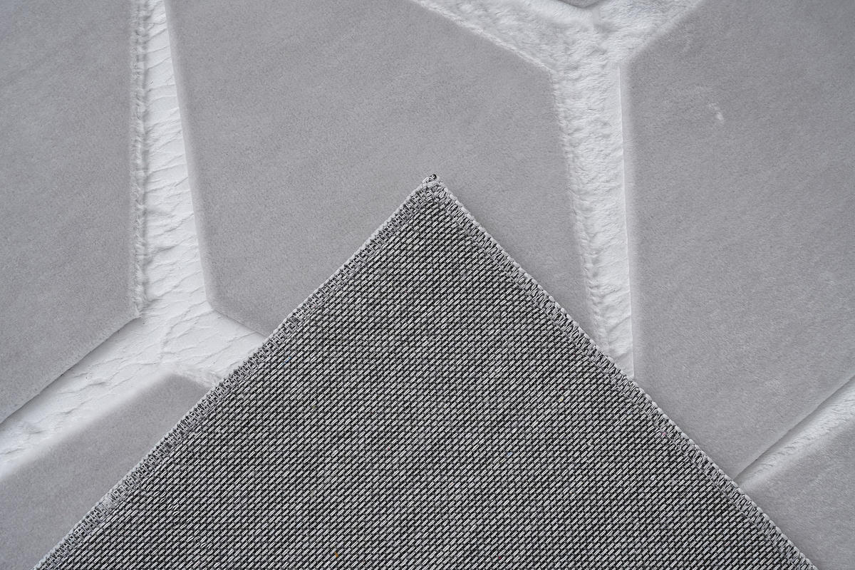 FLACHWEBETEPPICH  Wohnzimmer 160/220 cm Calma Silberfarben rechteckig  - Silberfarben, Basics, Textil (160/220cm) - Kayoom