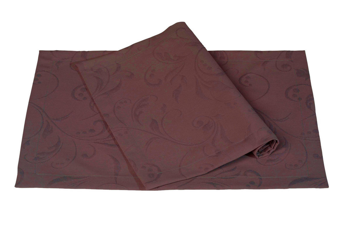 TISCHSET Textil Bordeaux 35/50 cm  - Bordeaux, Basics, Textil (35/50cm) - Pichler