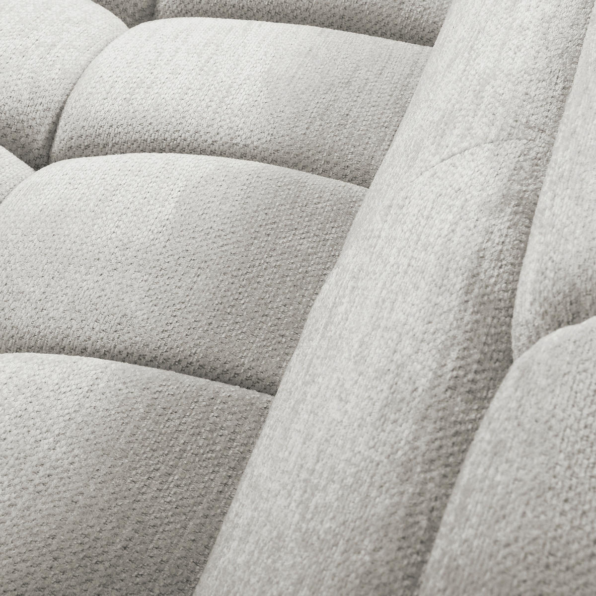 ECKSOFA  Webstoff Greige  - Greige/Schwarz, Design, Kunststoff/Textil (177/274cm) - Livetastic