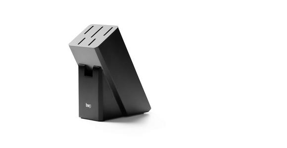 MESSERBLOCK 7-teilig  - Schwarz, Basics, Holz/Kunststoff - Homeware Profession.
