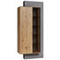 VITRINE in massiv Kerneiche Grau, Eichefarben, Transparent - Eichefarben/Transparent, Natur, Glas/Holz (93/207/39cm) - Valnatura VITRINE in massiv Kerneiche Grau, Eichefarben, Transparent - Eichefarben/Transparent, Natur, Glas/Holz (93/207/39cm) - Valnatura