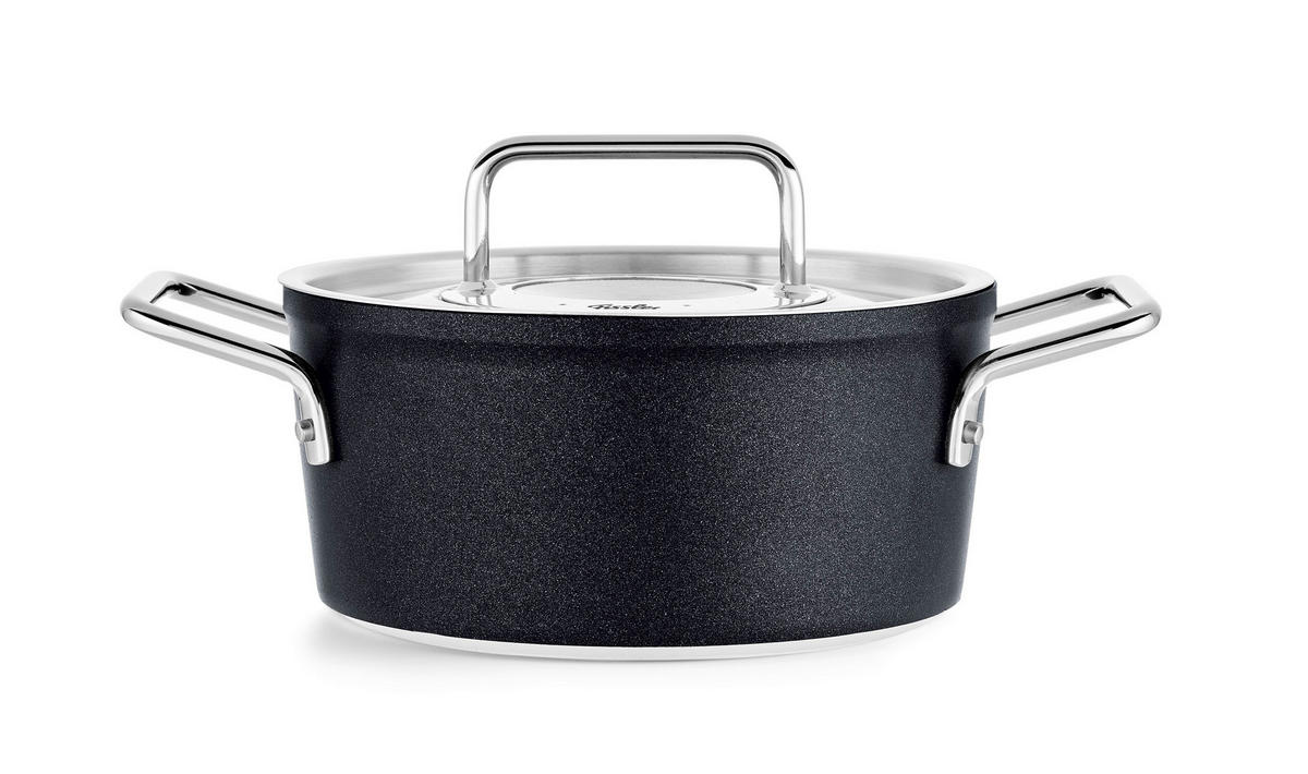 KOCHTOPF Adamant 2 l  - Schwarz, Basics, Metall (2l) - Fissler