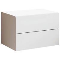 NACHTKÄSTCHEN 42/28/30 cm  in Weiß  - Weiß, MODERN, Holzwerkstoff (42/28/30cm) - Livetastic