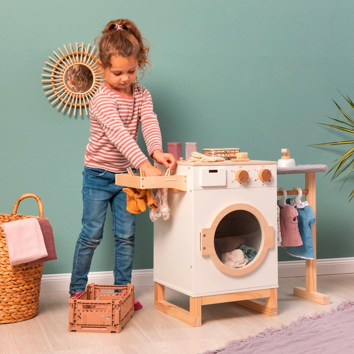 KINDERKÜCHE RUMEX - Naturfarben/Weiß, Basics, Holz/Holzwerkstoff (85/35/55cm) - MUSTERKIND