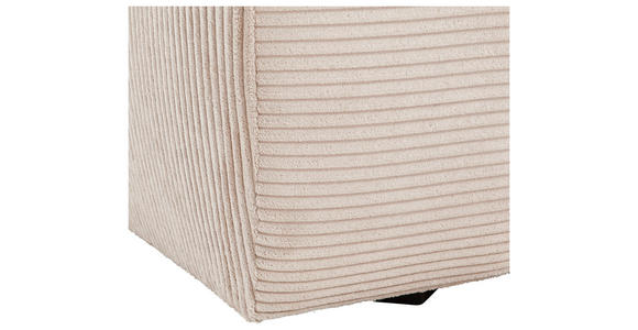 BIGSOFA Cord Naturfarben - Schwarz/Naturfarben, Design, Kunststoff/Textil (260/90/140cm) - Ambia Home