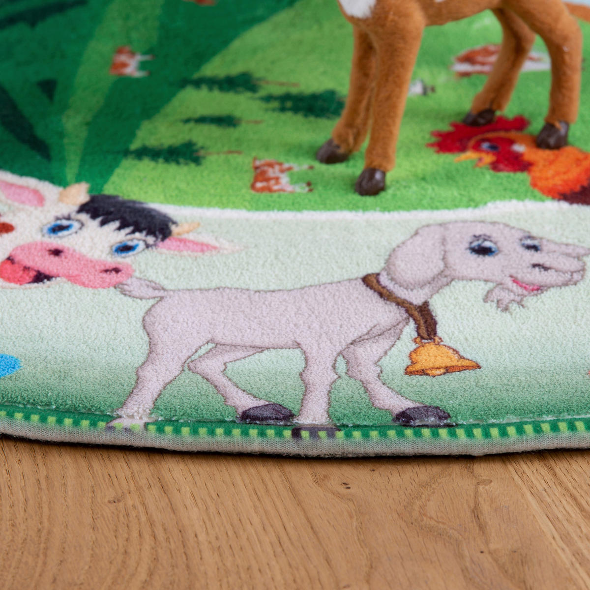 KINDERTEPPICH 80 cm  - Multicolor, Trend, Textil (80cm) - Obsession