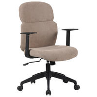 OTOČNÁ ŽIDLE, tkaná látka, černá, světle hnědá - černá/světle hnědá, Design, textil/plast (60/93,5-101/57cm) - Modante