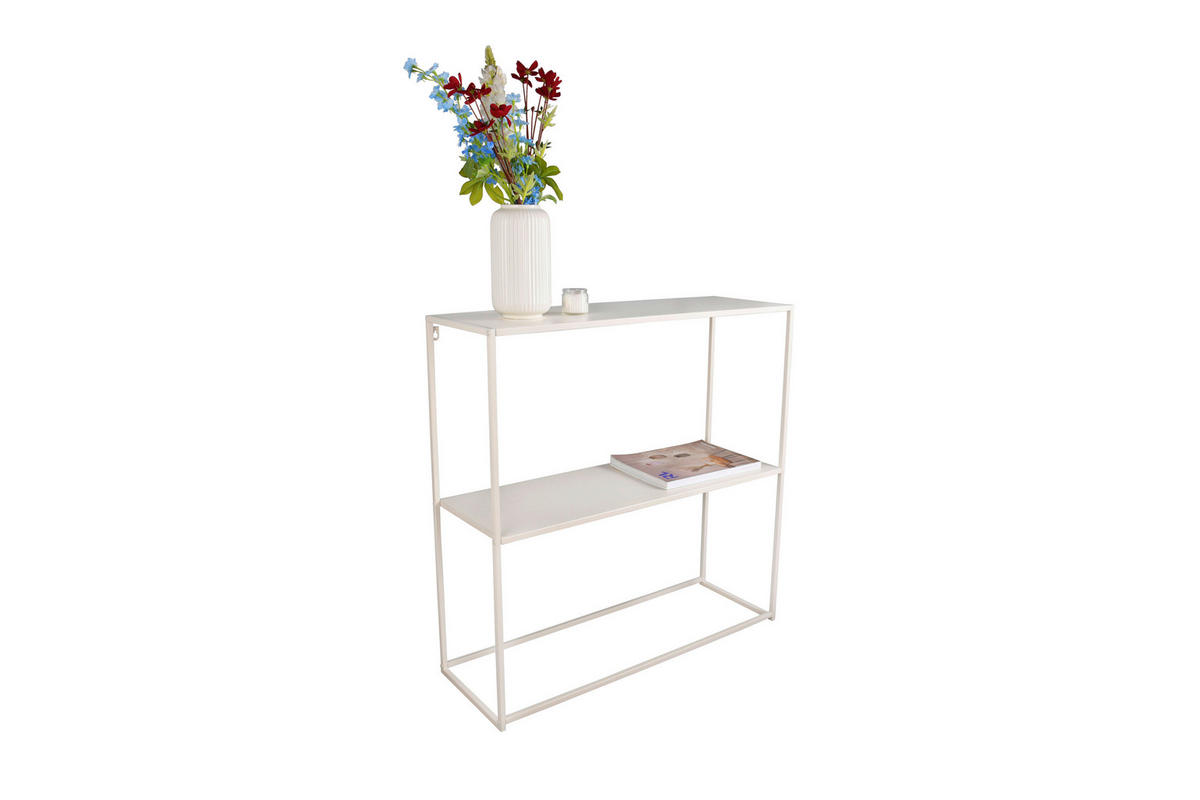 KONSOLENTISCH Sandfarben  - Sandfarben, Design, Metall (80/27/80cm) - Boxxx