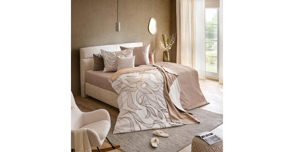 WENDEBETTWÄSCHE 140/200 cm  - Beige, KONVENTIONELL, Textil (140/200cm) - Esposa