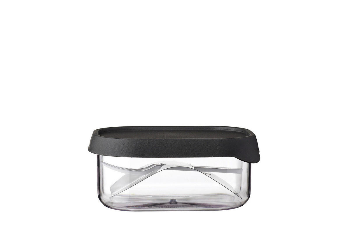 SKLADOVACÍ DÓZA - bílá/černá, Konvenční, plast (11,3/8,0/5,0cm) - Mepal
