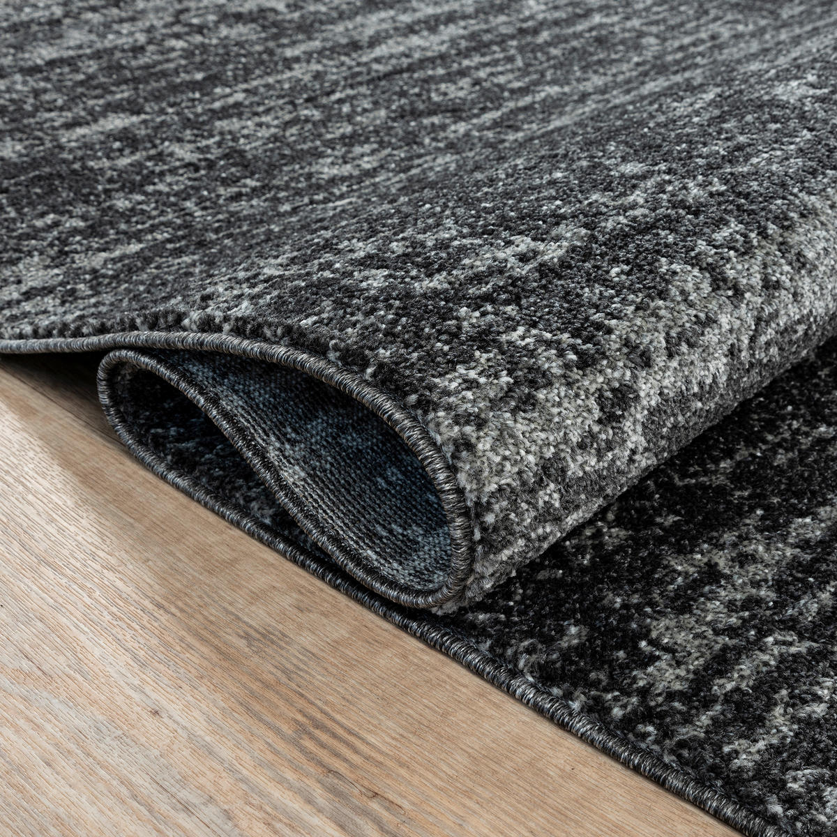 WEBTEPPICH 160/230 cm Oslo Schwarz  - Schwarz, Basics, Kunststoff/Textil (160/230cm) - Novel