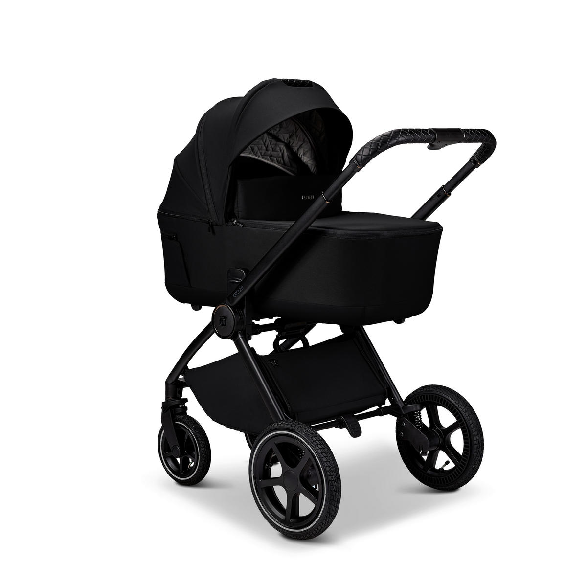 KOMBIKINDERWAGEN  Gio 2.0  Onyx  - Schwarz, Basics (84/61/114cm) - Moon