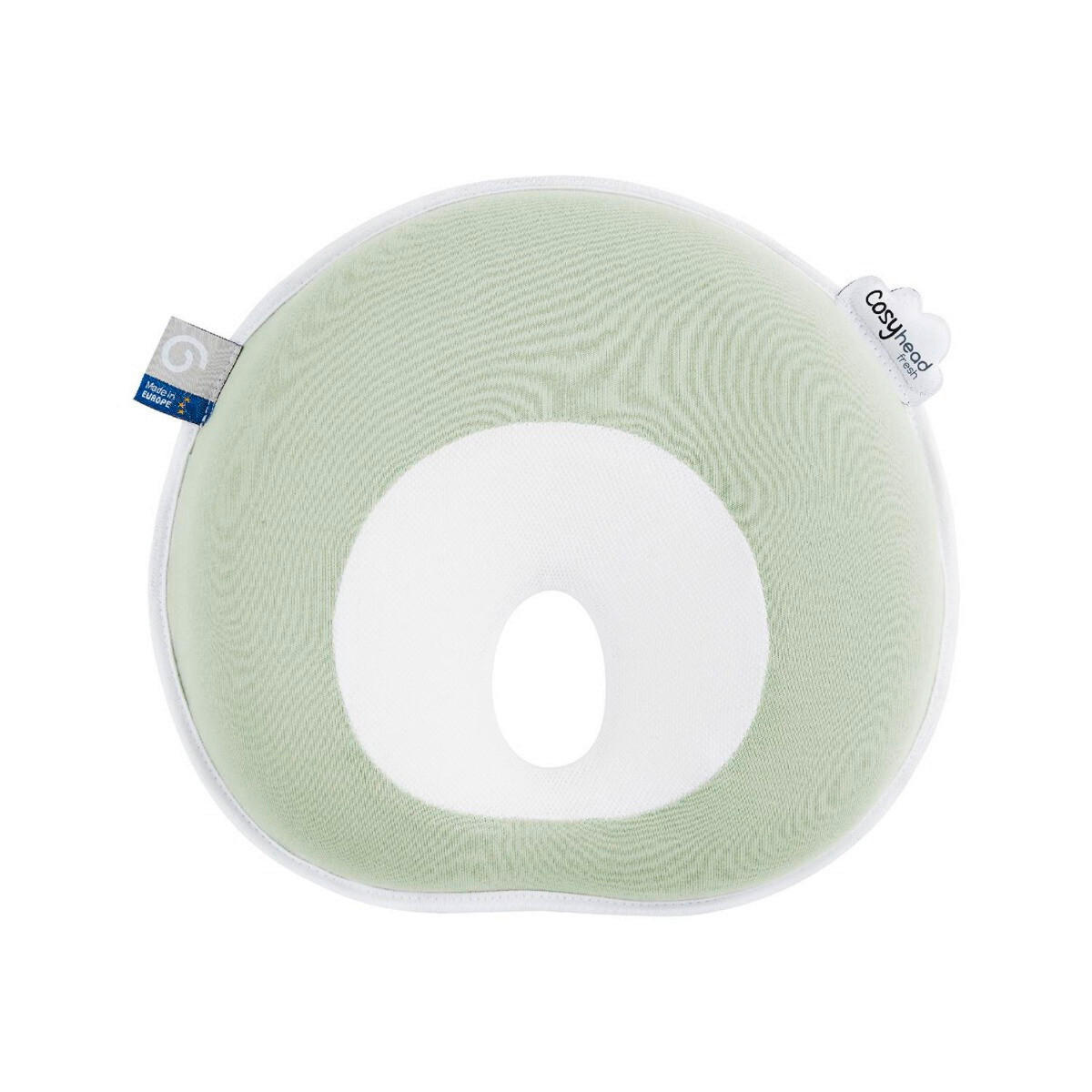 JASTUK ZA BEBE      - žalfijazelena, Osnovno, tekstil (4.5/23/23.5cm) - Babymoov