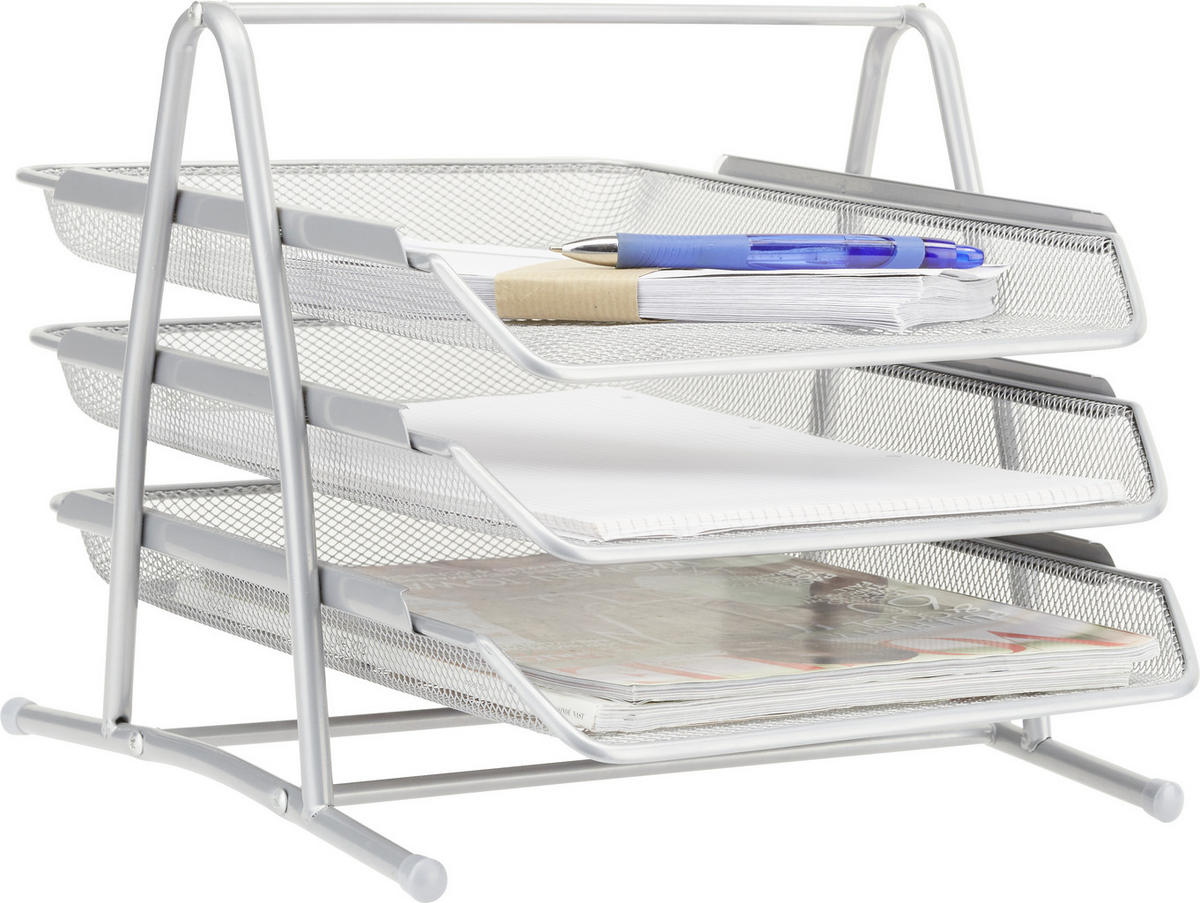 BREVKORG - silver, Basics, metall (35/27,5/29,5cm) - Carryhome