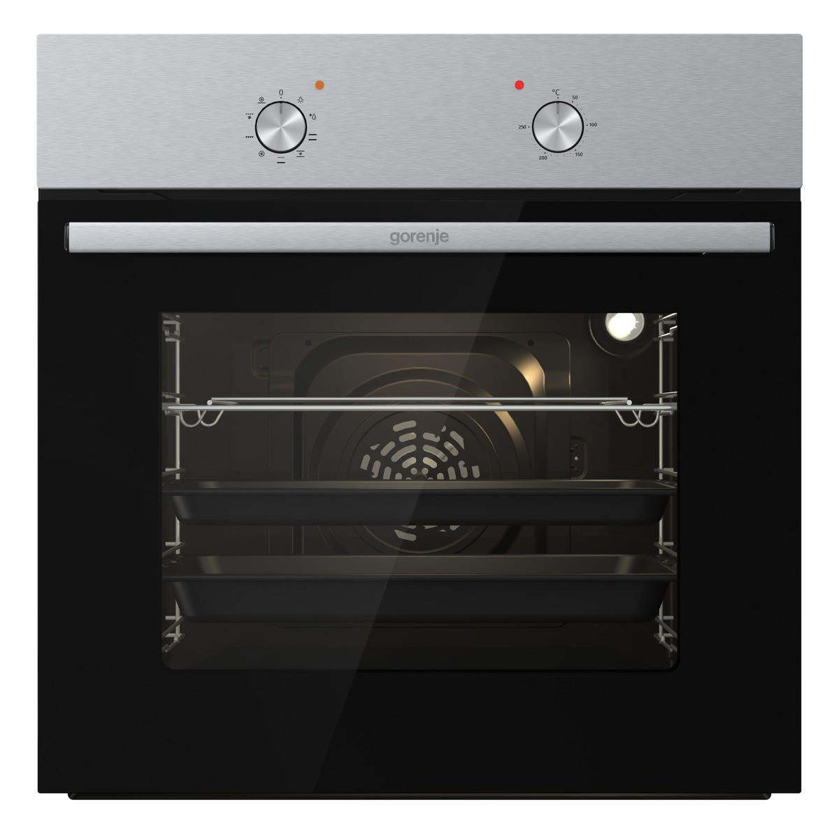 EINBAUBACKOFEN BO671703AX  - Edelstahlfarben, Trend, Metall (59,5/59,5/53cm) - Gorenje