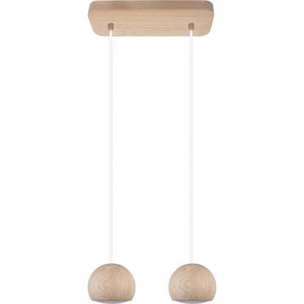 ZÁVESNÉ SVIETIDLO, 42/90 cm  - prírodná farba, Natur, drevo (42/90cm)