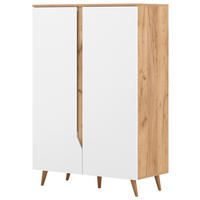 SIDEBOARD  in 90/132/42 cm  - Eichefarben/Eiche Wotan, Design, Holzwerkstoff (90/132/42cm) - Livetastic