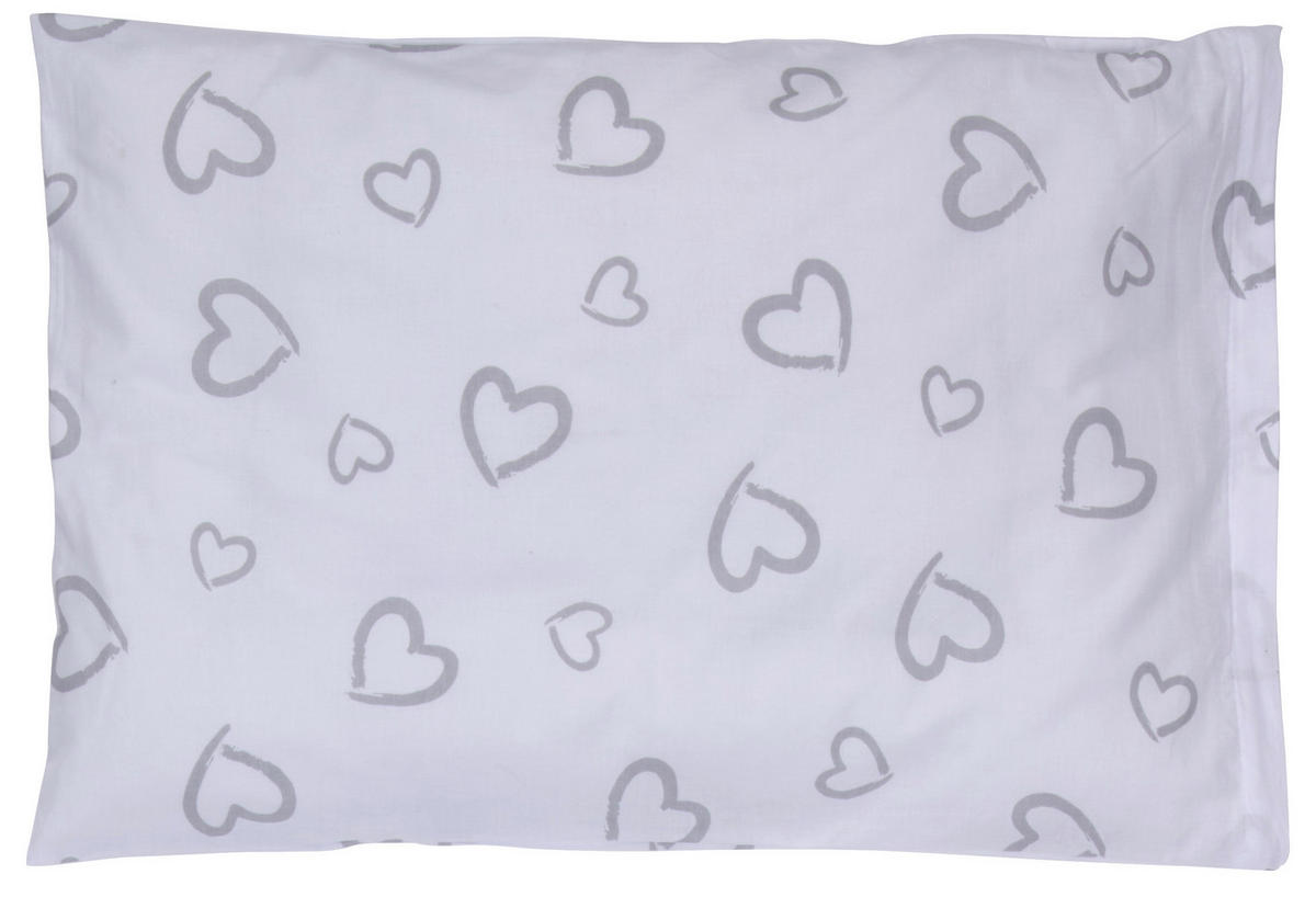 KOMPLET ZA DJEČJI KREVETIĆ   - bijela/siva, Lifestyle, tekstil/drvo (144,5/74,5/82cm) - My Baby Lou