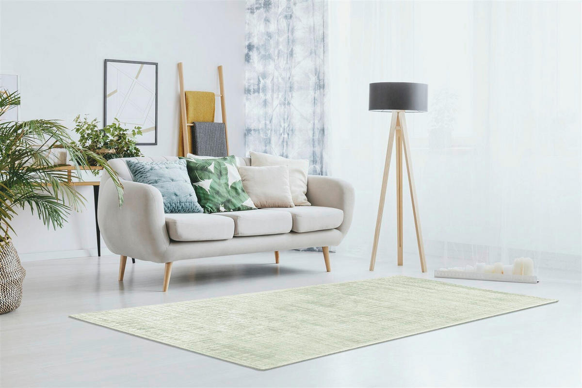 FLATVÄVD MATTA 200/290 cm Karma  - mintgrön, Basics, textil (200/290cm) - Kayoom